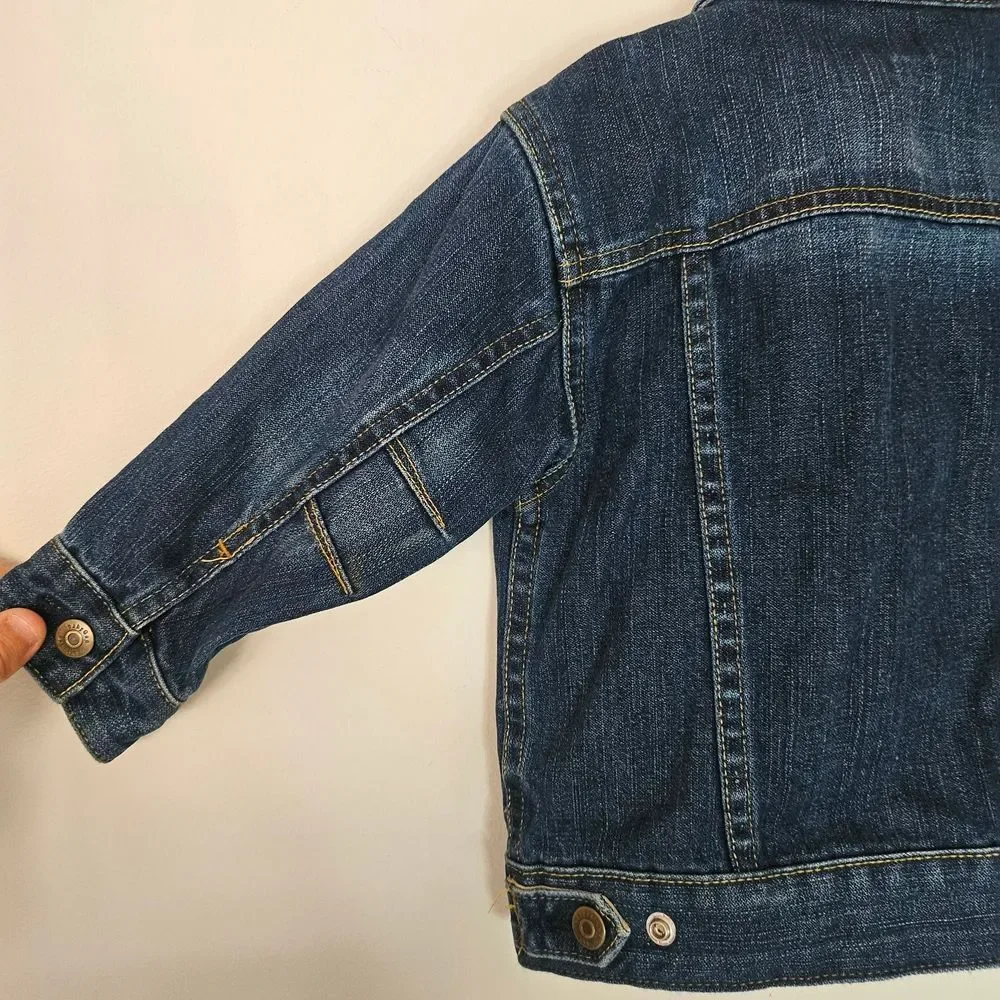 GAP Baby Dark Blue Jean Jacket Unisex Size 2T